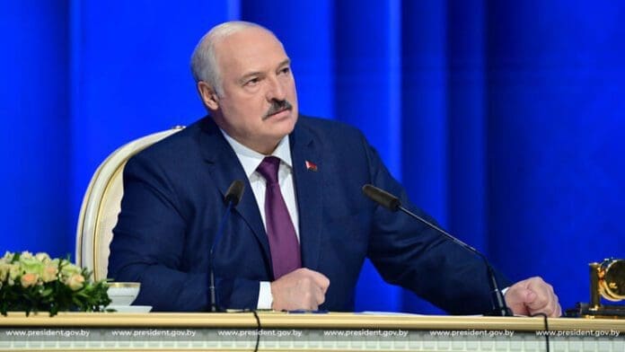 Belarusian President Alexander Lukashenko. Photo via Facebook.