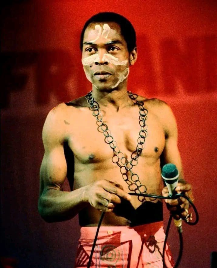 Fela Kuti  (Olufela 'Anikulapo' Ransome-Kuti [1938–1977]) Photo via FB.