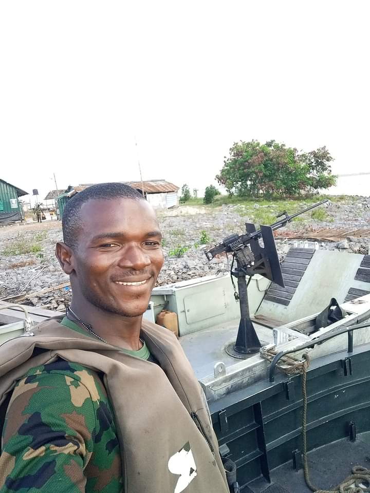 Dismissed Lance Corporal Ibrahim Adamu.
Courtesy of Ibrahim Adamu.