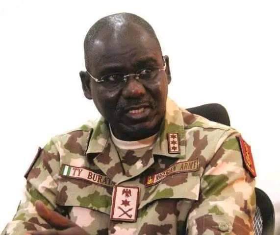 Former Lt. Gen.  Tukur Yusuf  Buratai, photo from Nigerian Army via FB