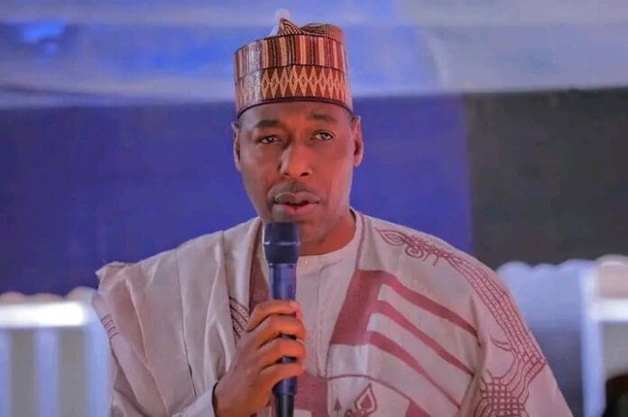 Governor Prof. Babagana Umara Zulum of Borno State. Credit: The Governor of Borno State on Facebook.