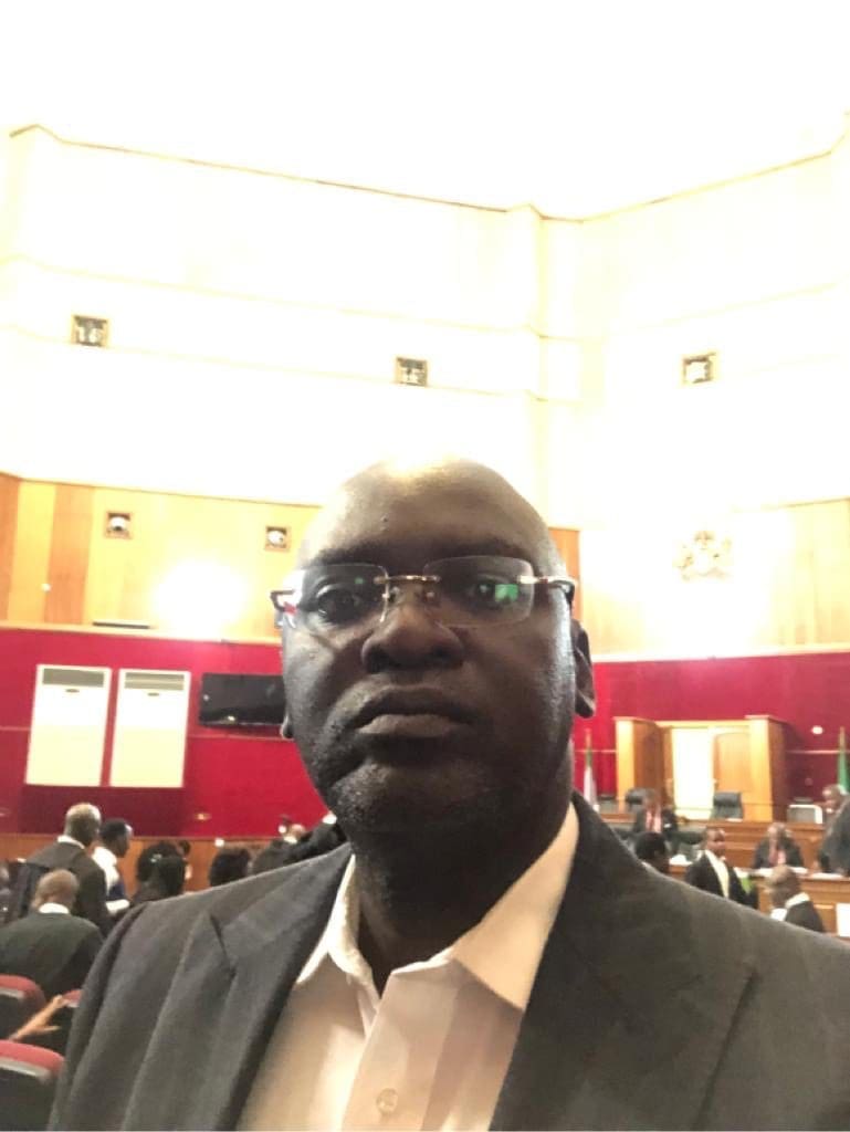 Barrister Emmanuel Ogebe, at the Appeals Court in Abuja in Spring 2023. courtesy Emmanuel Ogebe.