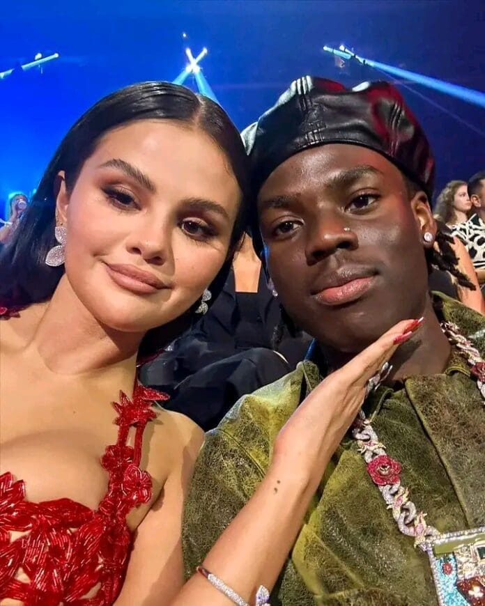 Rema and Selena Gomez. Credit: StarTimes on Facebook.