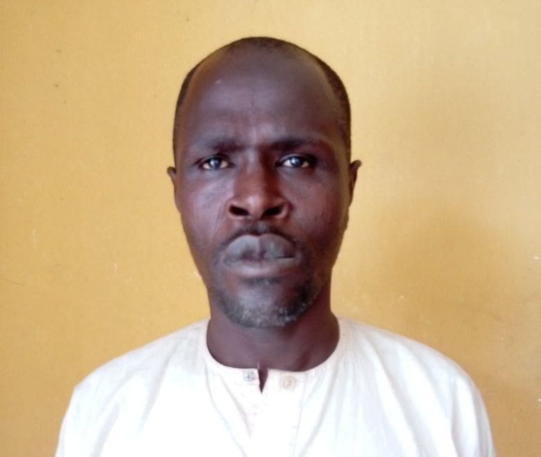 Arrested ISWAP informant Aji Dala. Credit: Zagazola on X.