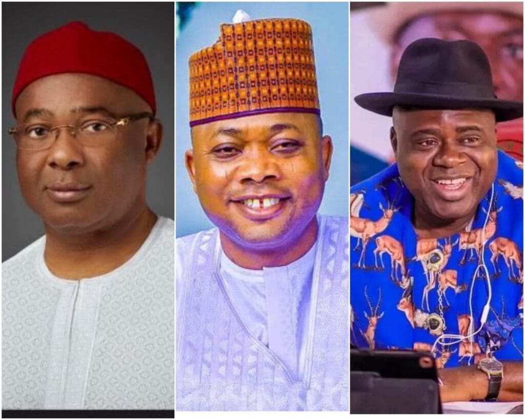 Hope Uzodimma (left), Usman Ododo (middle) and Duoye Diri (right).