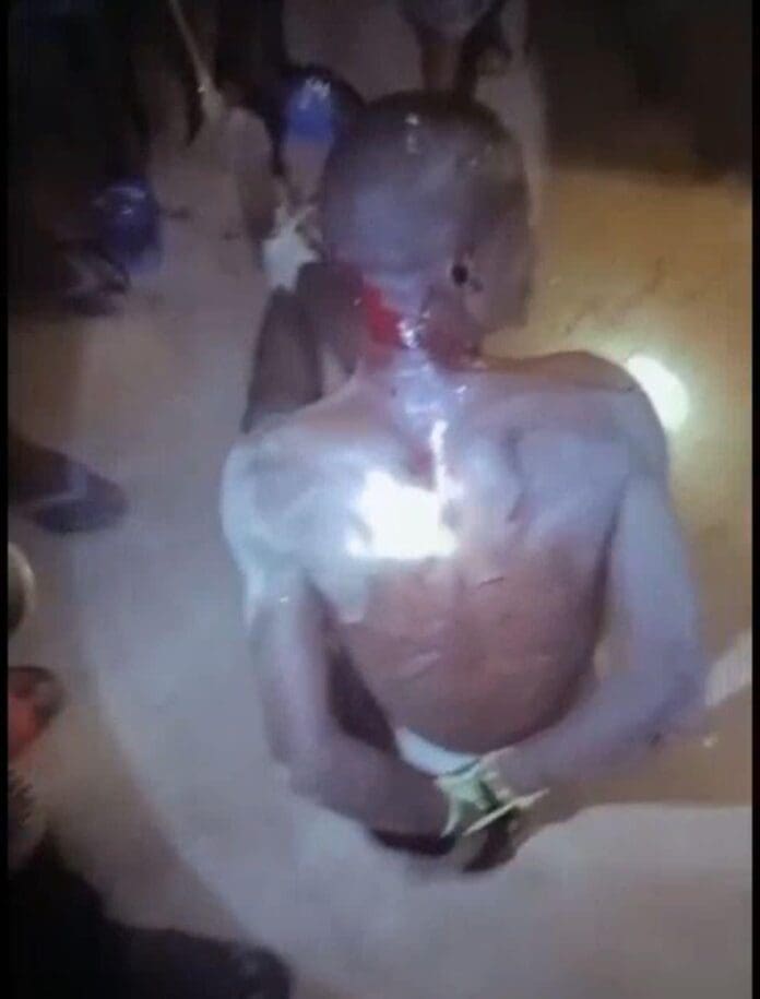 Arrested criminal. Credit: SaharaReporters on X