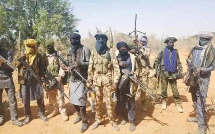 A gang of bandits used to illustrate the story. Credit: X/SaharaReporters.