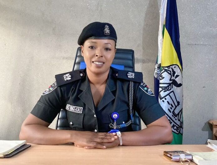 Rivers State police spokesperson Grace Iringe-Koko. Photo credit: X/GraceIring6904.