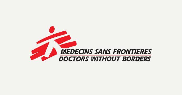 Médecins Sans Frontières logo. Photo credit: Médecins Sans Frontières.