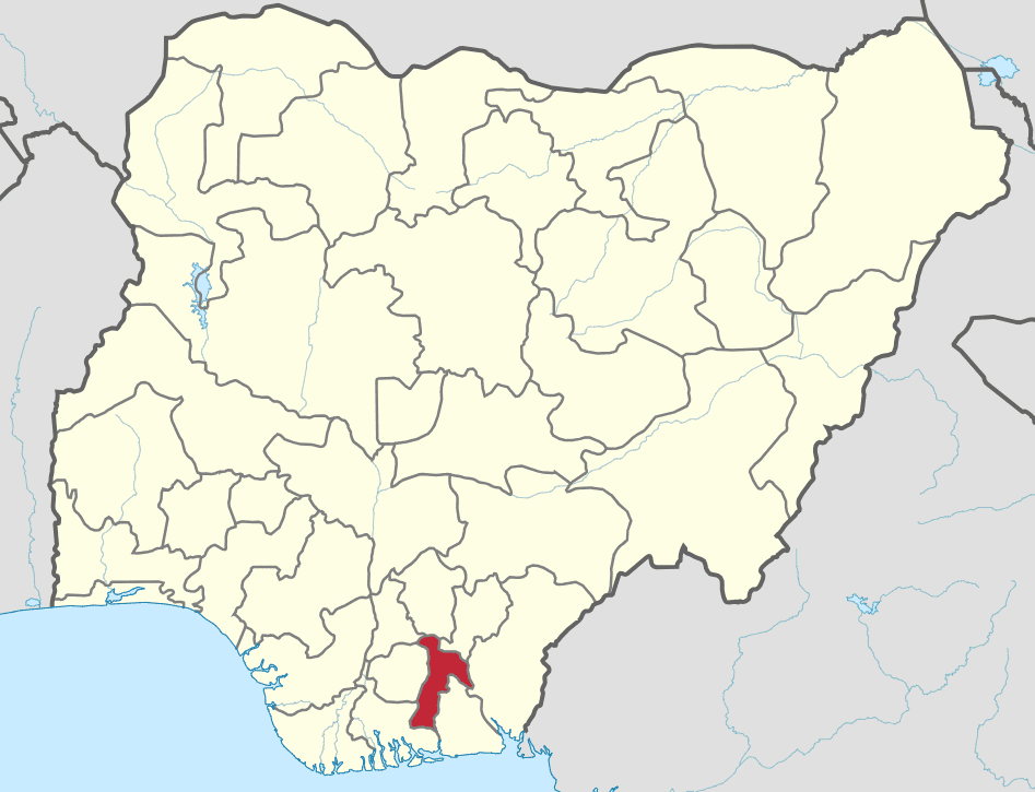 Abia State in Nigeria. Image by Wikimedia/Derivative work: User:Profoss - Original work:Uwe Dedering.