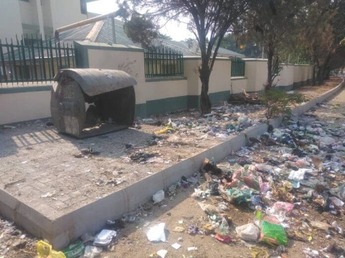 Scene of the explosion. Photo credit: X/@NTANewsNow