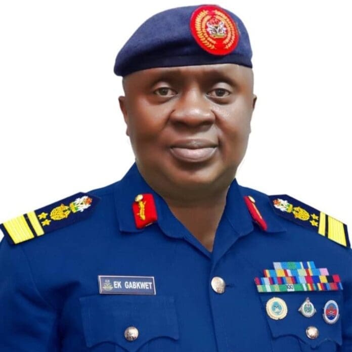 NAF spokesperson, Air Vice Marshal Edward Gabkwet. Photo credit: X/@Ek_Gabkwet.
