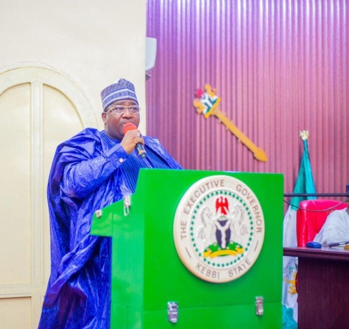 Governor of Kebbi State, Nasir Idris. Photo credit: X/@NadiridrisKG.