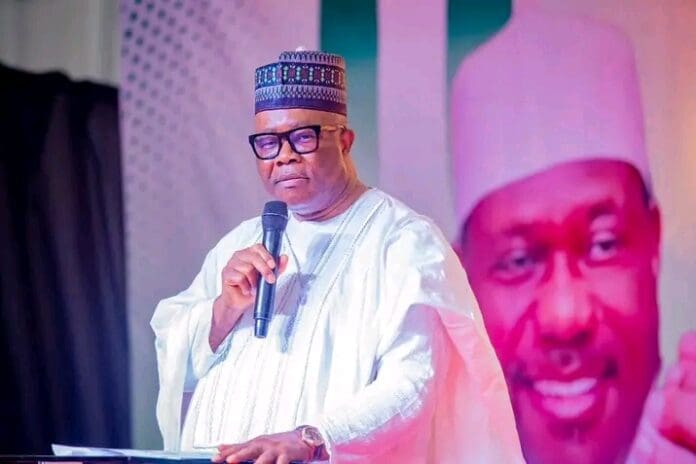 The President of Nigerian Senate, Godswill Akpabio. Photo credit: Facebook/The Senate President - Nigeria.