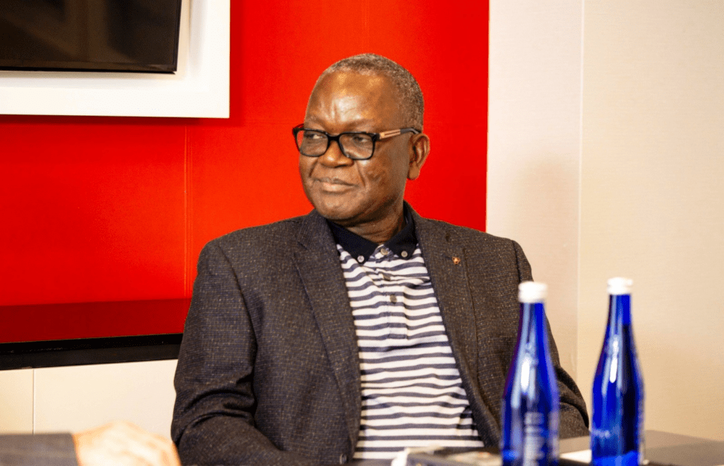 Benue Gov. Samuel Ortum at a media interview in Washington, D.C. Sept. 5. 2022. Photo by Douglas Burton  