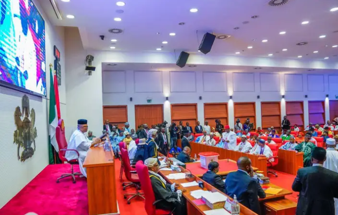 A plenary session of the Nigerian Senate. Photo credit: Facebook/Nigerian Senate.