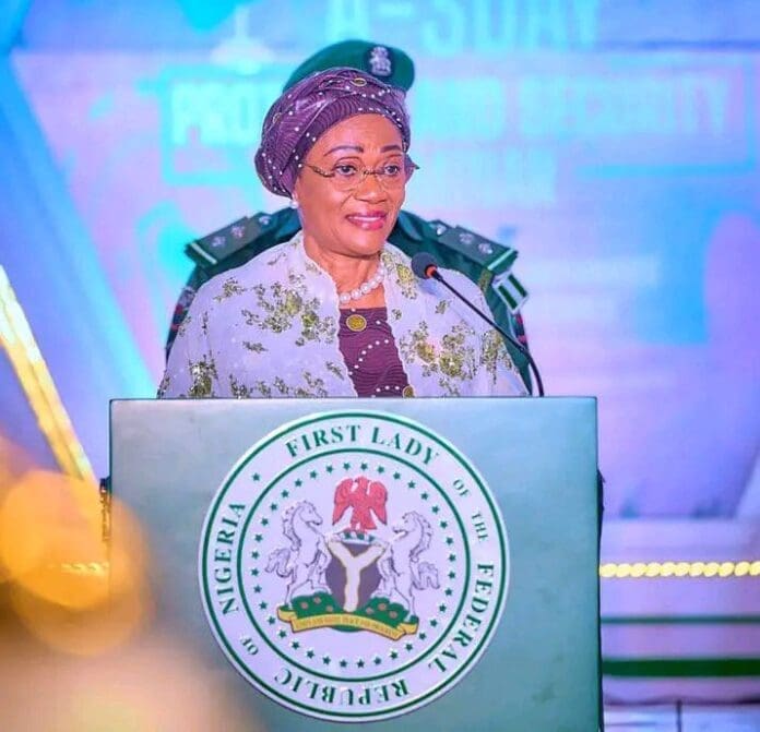 Nigeria's First Lady Oluremi Tinubu. Photo credit: Facebook/Sen. Oluremi Tinubu, CON.