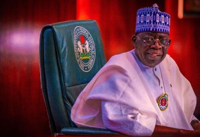 President Bola Tinubu. Photo credit: X/@aonanuga1956.