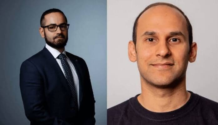 Binance executives detained in Nigeria; Left: Tigran Gambaryan, Right: Nadeem Anjarwalla. Photo credit: Businessday NG.