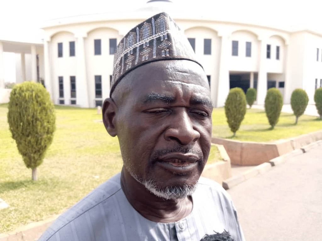 Parent relieved: Jibril Gwadabe Kuriga, says some parents died of heart attacks after kids were abducted. credit: Jibril Gwadabe Kuriga.