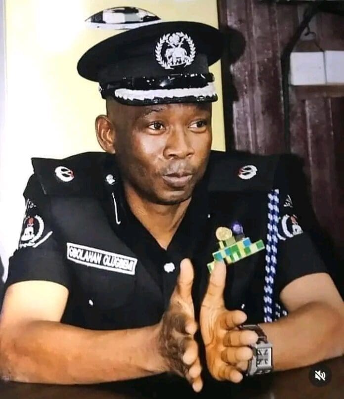 Late DCP Gbolahan Olugbemi. Photo credit: Facebook/Edem Blog.