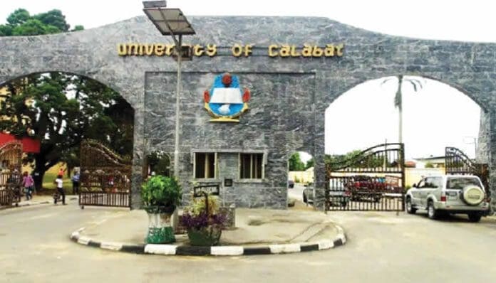 University of Calabar (UNICAL) main gate. Photo credit: Punch Newspapers.