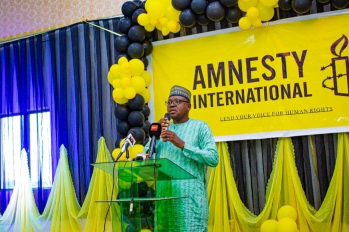 Country Director Isa Sanusi. Photo credit: X/@AmnestyNigeria.