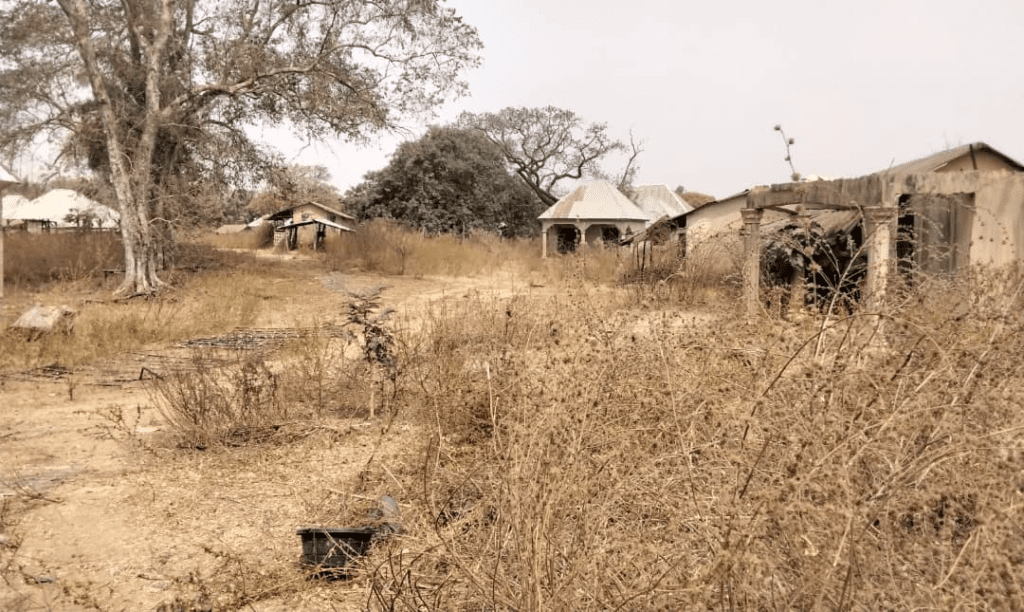 Deserted houses in Ugbobi community, Apa county. Photo credit: Steven Kefas  