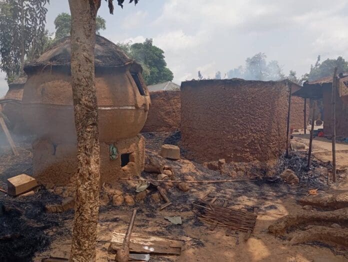 Village in Kankara County, Katsina State, following marauding and massacres of June, 12, 2024. credit: Mike James.