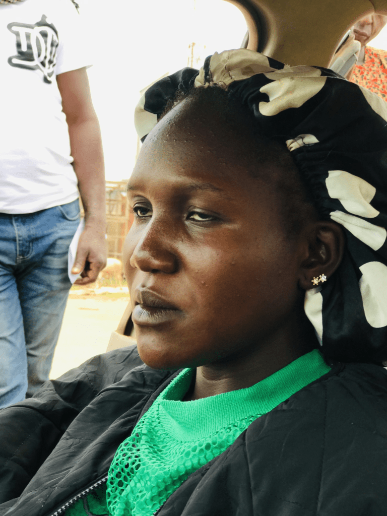 Mrs. Esther Zakka, survivor of terrorist assaults in Riyom County. credit: Masara Kim