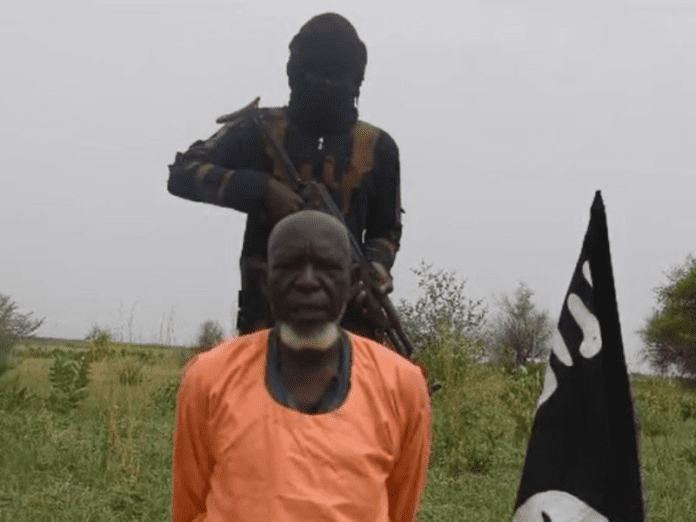 Pastor Paul Musa posed for execution in photo distributed by Boko Haram.