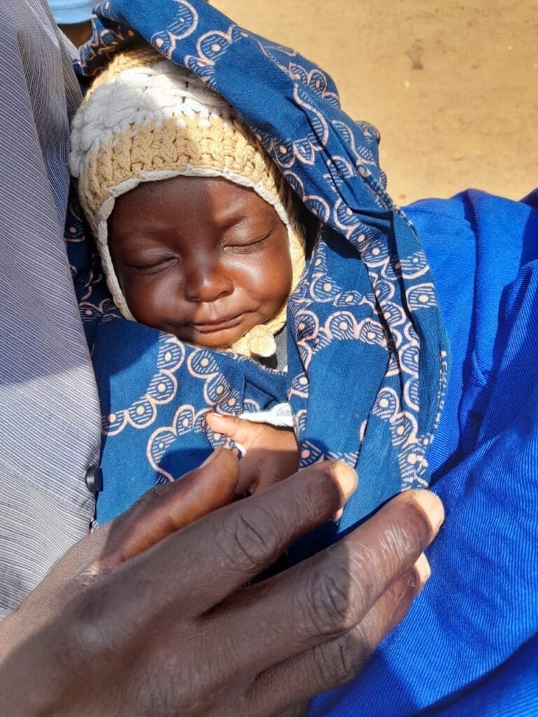 Survivor: Two-month-old daughter of Keziah Friday. Credit: Amos Ahmadu