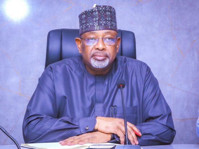 Minister of Agriculture, Abubakar Kyari. Photo credit: X/@SenatorAKyari.