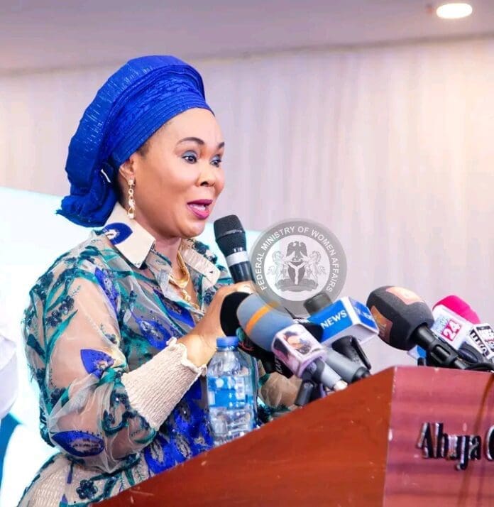 Minister of Women Affairs Uju Kennedy-Ohaneye. Photo credit: Facebook/Uju Kennedy-Ohaneye.