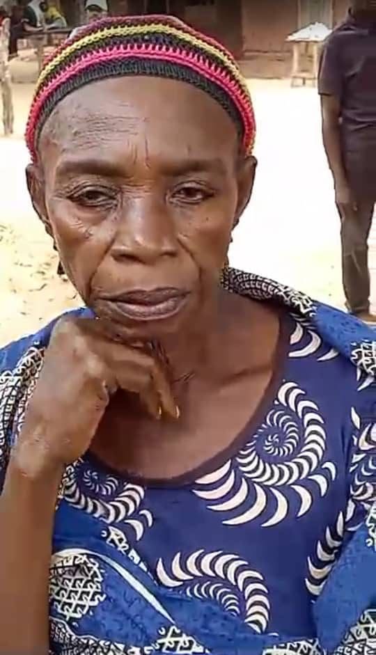 Mrs. Abetu Ochowechi, above. She and her eight children hid in the bush as terrorists executed her husband. Credit: Mike Odeh James.
