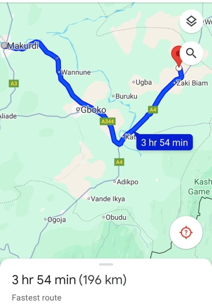 Ayati was a prosperous farm junction in the Eastern zone of Benue State until progressive attacks by radicalized militia made it unliveable. More than 400 towns in Nigeria’s Middle Belt have suffered a similar fate. Credit by Mike Odeh James.