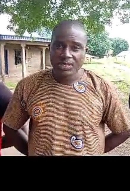 Jeremiah Desmond, community leader in Eguma. credit: Mike Odeh James