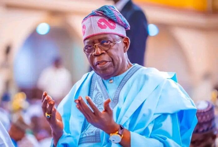 President Bola Tinubu. Photo credit: Facebook/Bayo Onanuga.