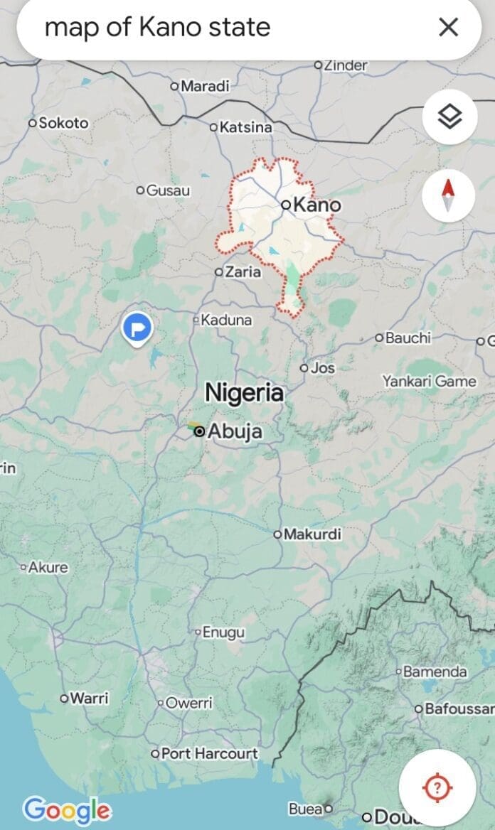 Map of Kano 