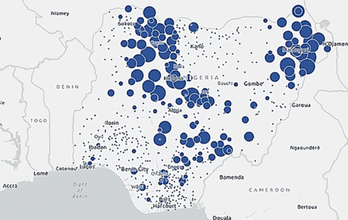 Fatal Attacks Map Source: OFRA