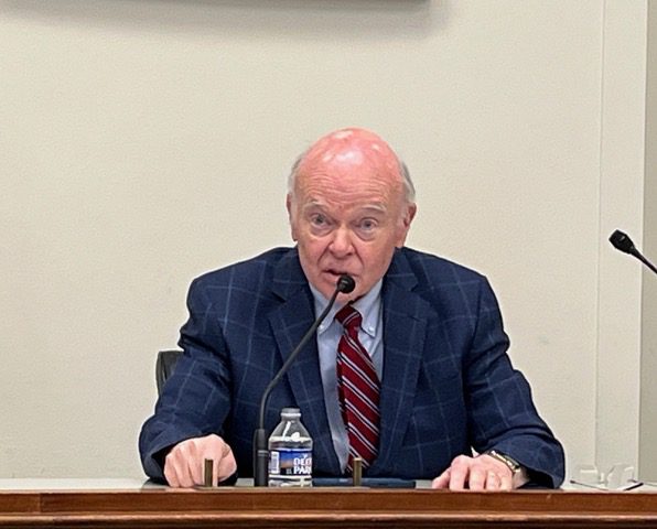 Former George Mason University Professor Gregory Stanton, founder of Genocide Watch, at a Capital Hill briefing.