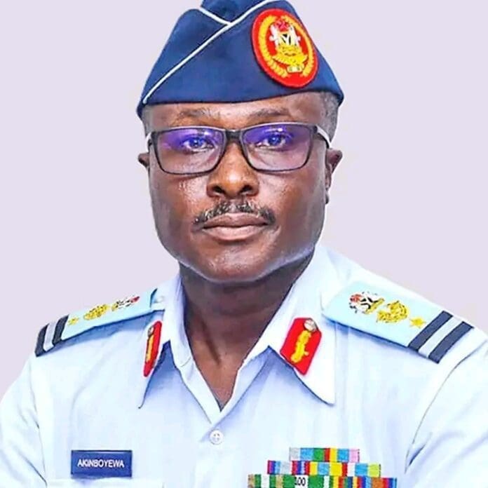 NAF spokesman Olusola Akinboyewa. Photo credit: Facebook/Nigerian Air Force HQ.