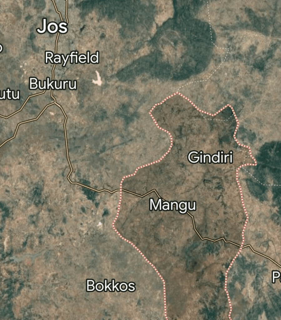 Google screenshot of the area under threat.