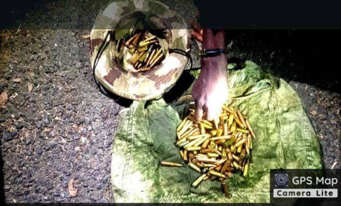 Ammunition recovered from smugglers. Photo credit: X/@ZagazOlaMakama.