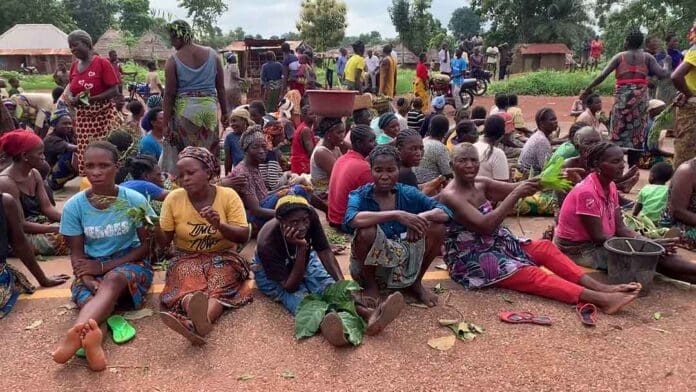 Above: Guma women in mourning after Fulani attacks. Credit: Ernest Tortiv Maurice.