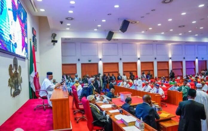 Nigerian Senate in session. Photo credit: Facebook/Nigerian Senate.