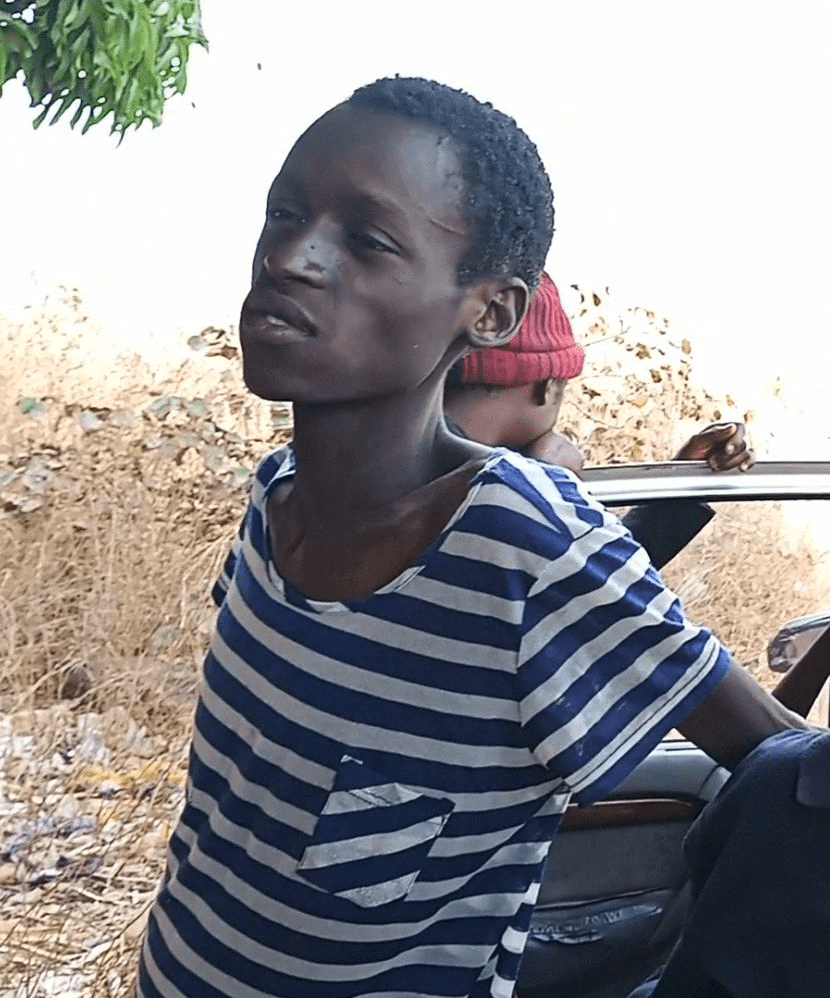 Rev. Zephaniah Jibril, an ordained pastor in the Ecumenical Church Winning All, was beaten mercilessly by Islamist terrorists for 85 days. Credit: Mike Odeh James. Survivor of Rijana Camp