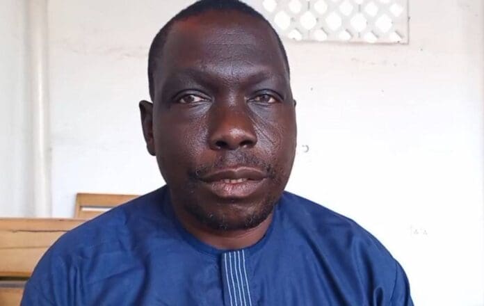 Taminu Solomon, Village Head of Kusheka, in Kauru. Credit: Mike James.