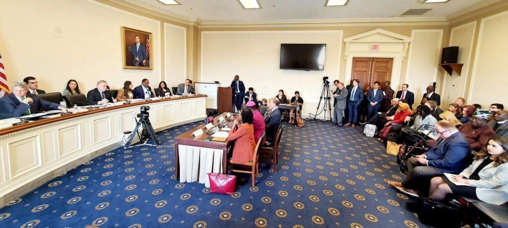Hearing on The Argument for country of Particular Concern in Rayburn House Office Building. Credit Sean Nelson