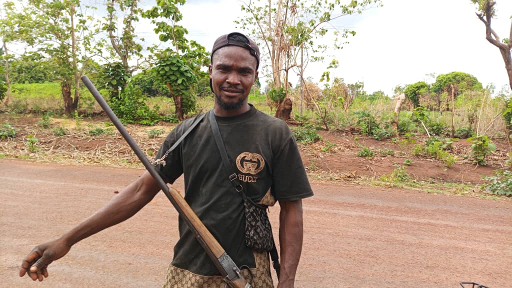A Member of Otobi Civil Protection Guards Credit: Mike Odeh James